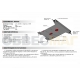 Защита картера и КПП Автоброня для 1,6 сталь 2 мм для Chevrolet Rezzo 2004-2010