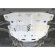 Защита КПП Rival для 3,0 и 3,0D алюминий 4 мм для Audi Q7 2015-2021
