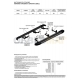 Пороги алюминиевые Rival Silver New для Mazda CX-9 2017-2021