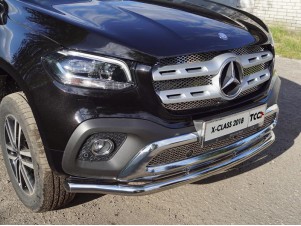 Защита переднего бампера 60 мм для Mercedes-Benz X-Class № MERXCL18-03