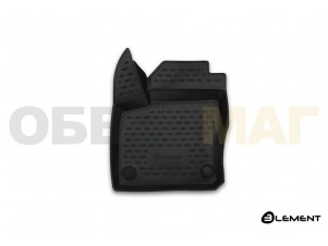 Коврик 3D в салон Element передний левый полиуретан 1 штука на Ford Focus 3 № ELEMENT3D1671210kFL