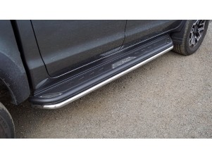 Защита порогов 42,4 мм для JAC T9 4WD (дизель) 2024-н.в. №JACT924-07